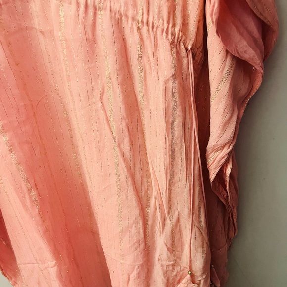 Peach kaftan kurta - Picture 5 of 11
